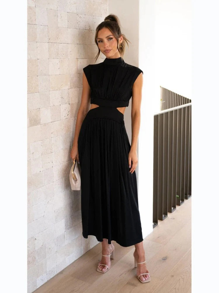 VESTIDO MIDI SUTIL ATEMPORAL SELENA