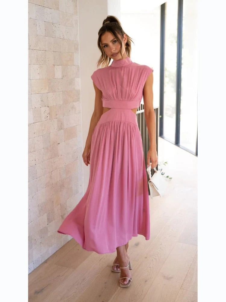 VESTIDO MIDI SUTIL ATEMPORAL SELENA
