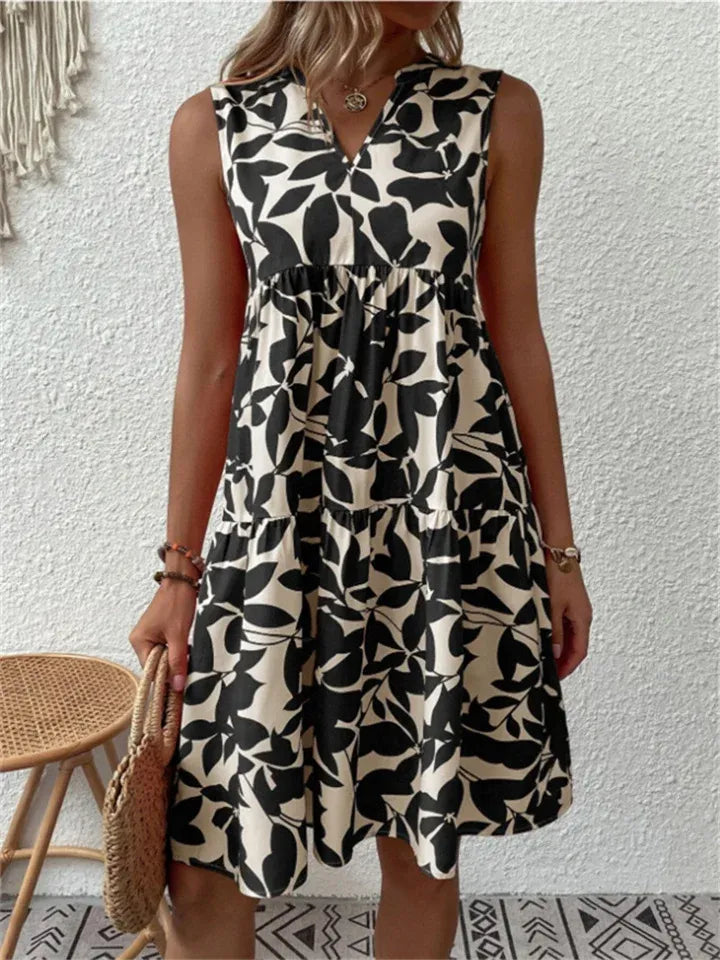 VESTIDO DISEÑO BOTANICO