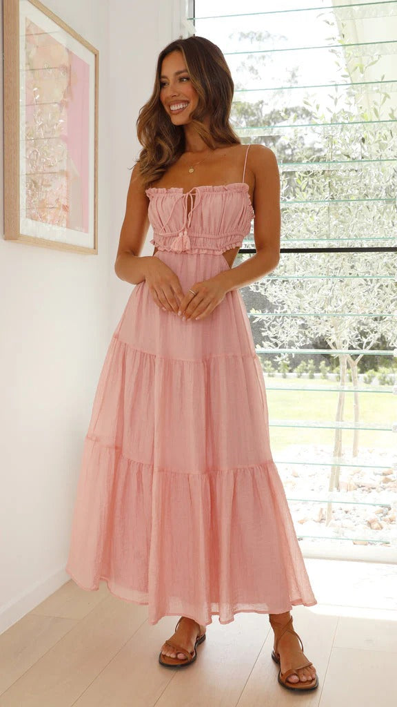 VESTIDO LARGO ROMANTICO LIF