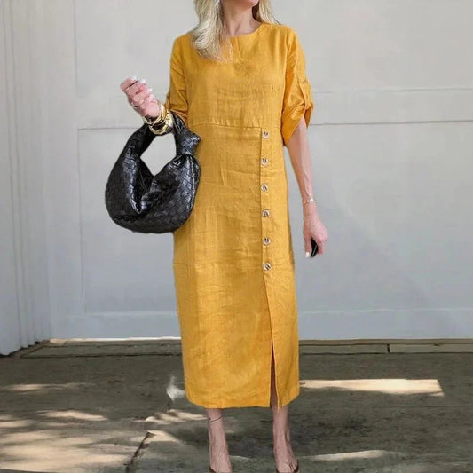 VESTIDO MIDI FAVORECEDOR SILVIA