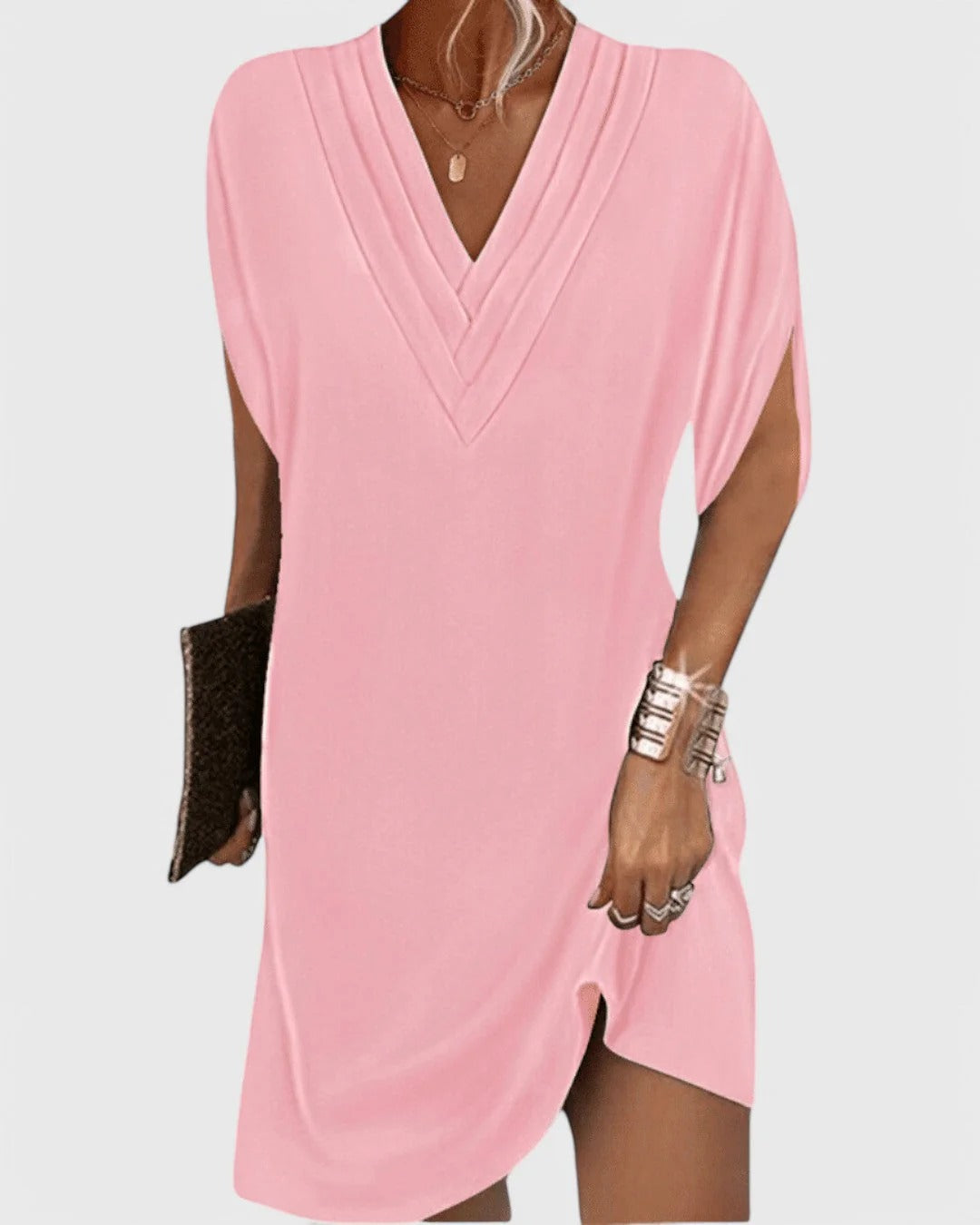 VESTIDO CORTO MINIMALISTA OCASIONES ESPECIALES