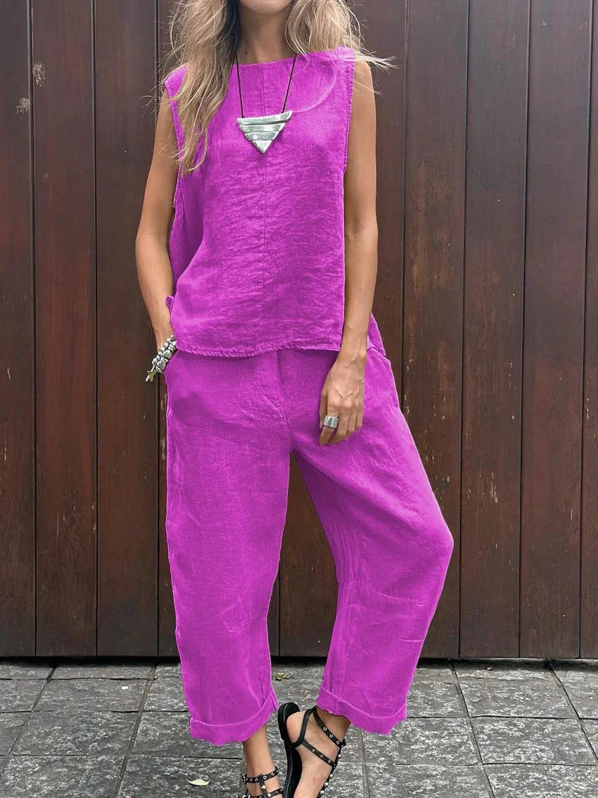 CONJUNTO HOLGADO CASUAL DE LOOK SOFISTICADO
