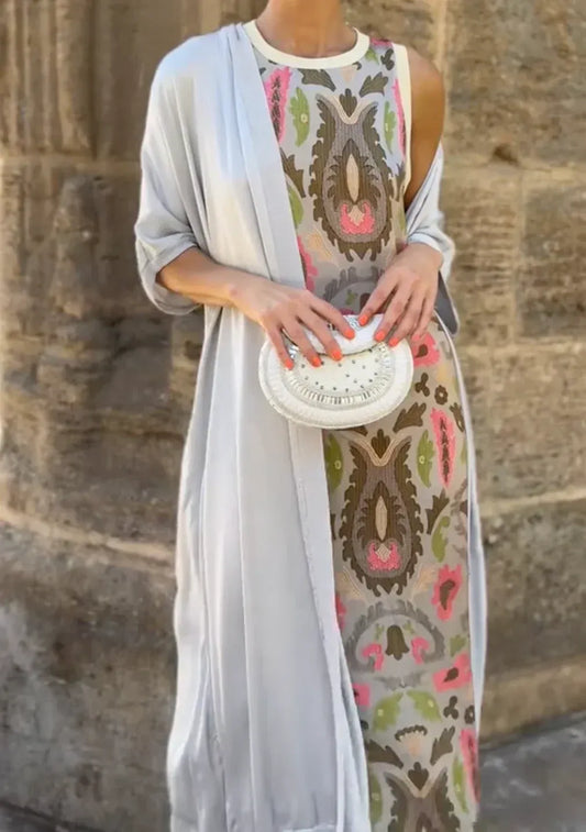 VESTIDDO LARGO ESTILO BOHEMIO