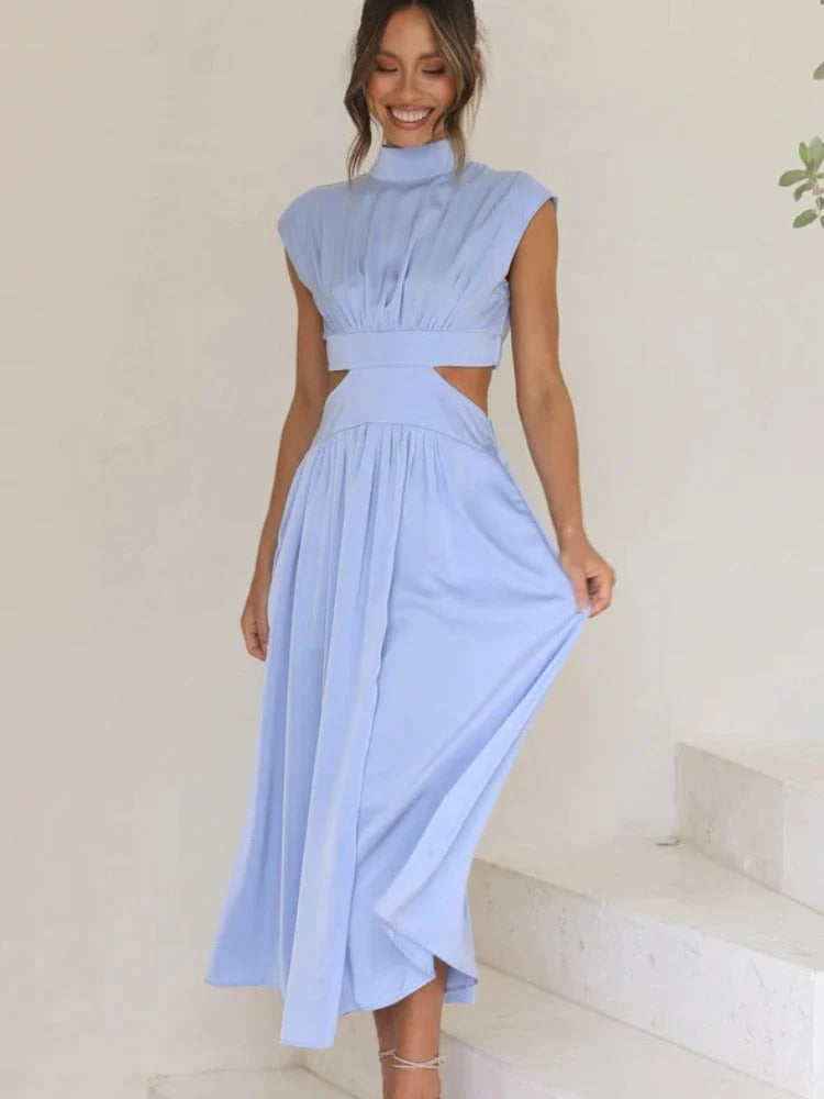VESTIDO MIDI SUTIL ATEMPORAL SELENA