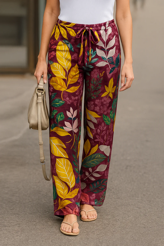 PANTALON ESTILO FLORAL