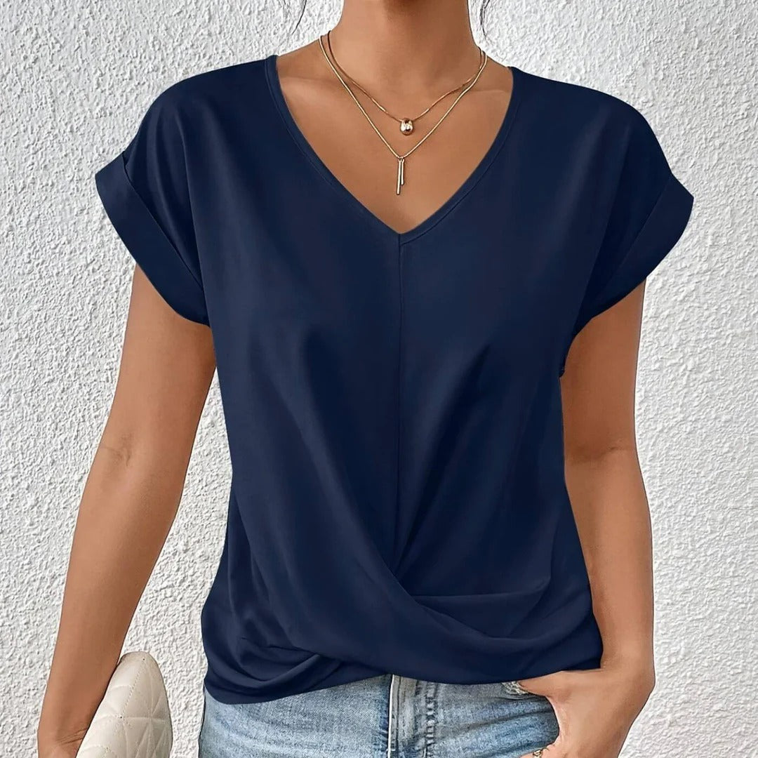 CAMISETA CORTE DE V CASUAL