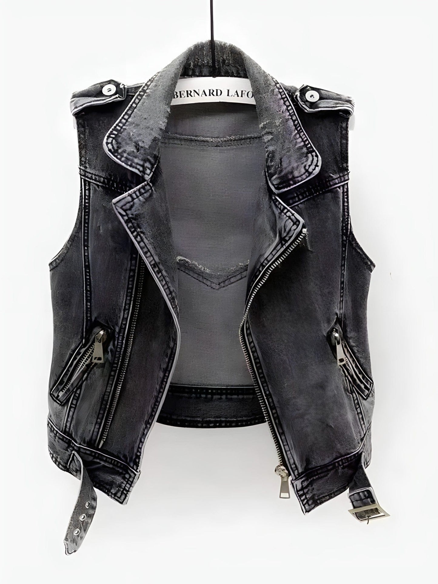 CHALECO ESTILO MOTERO LOOK URBAN