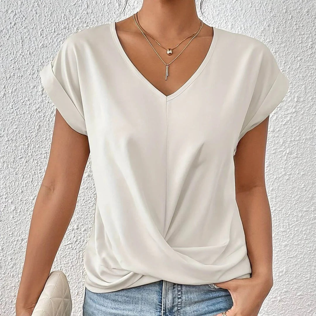 CAMISETA CORTE DE V CASUAL