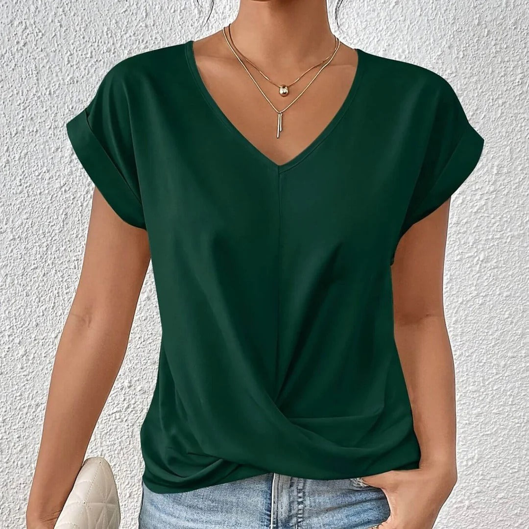 CAMISETA CORTE DE V CASUAL