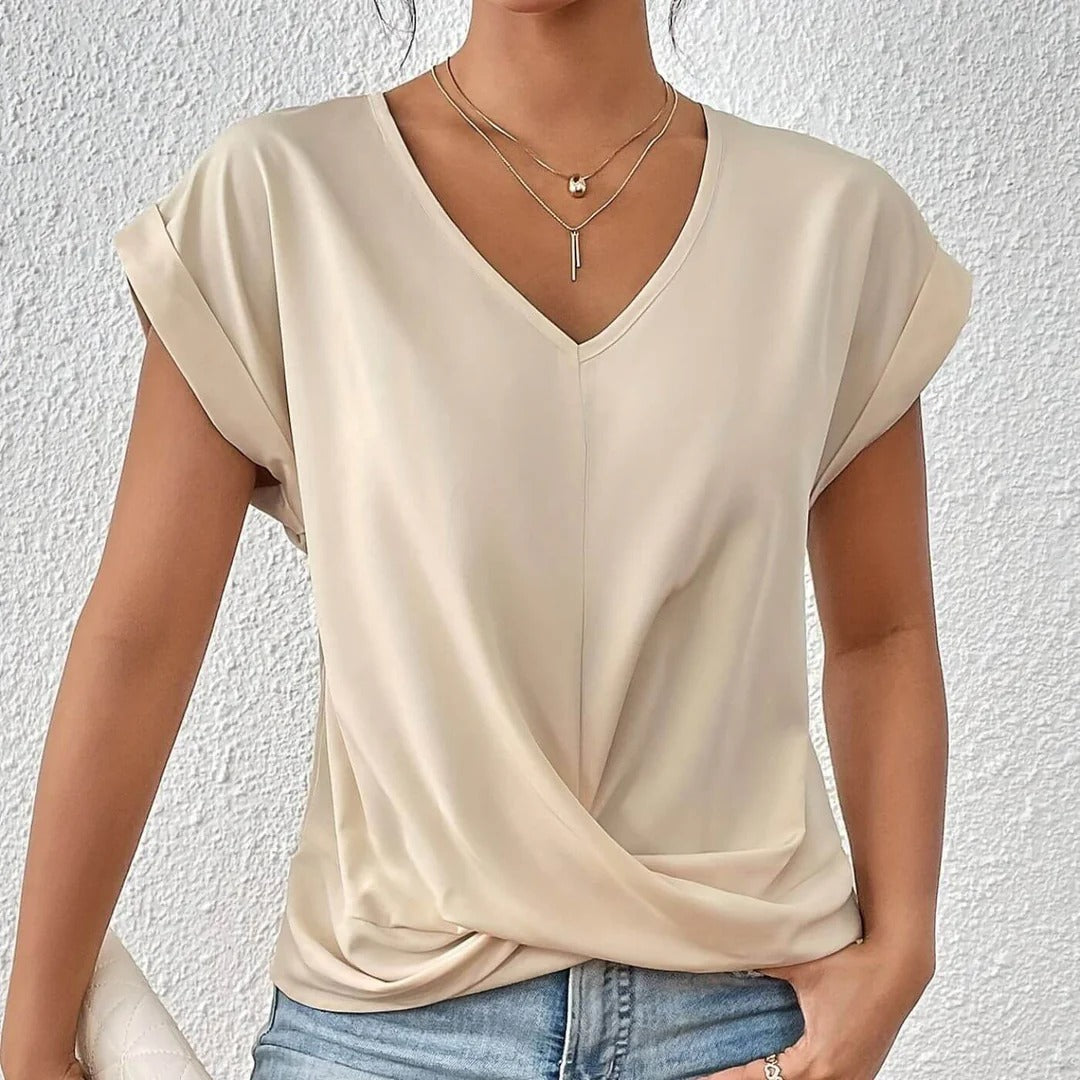 CAMISETA CORTE DE V CASUAL
