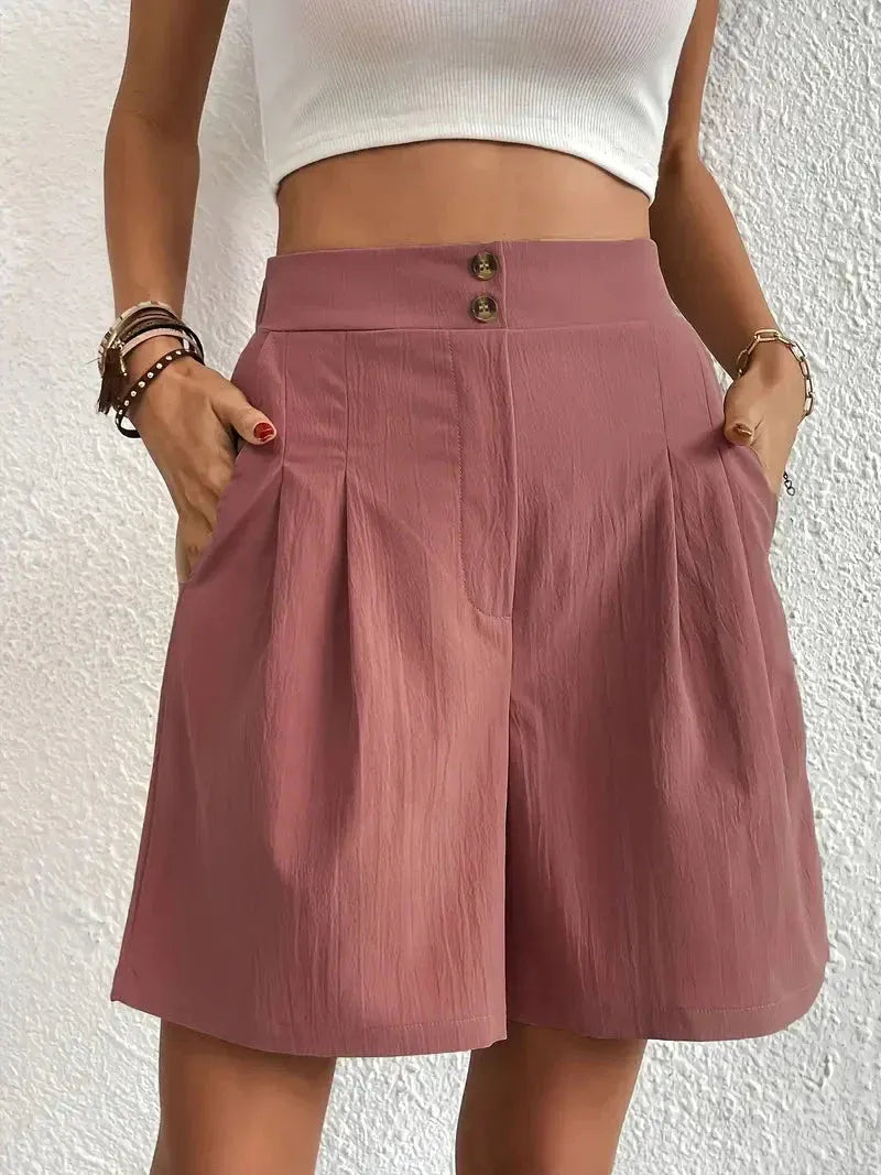PANTALON CORTO DE CINTURA ALTA