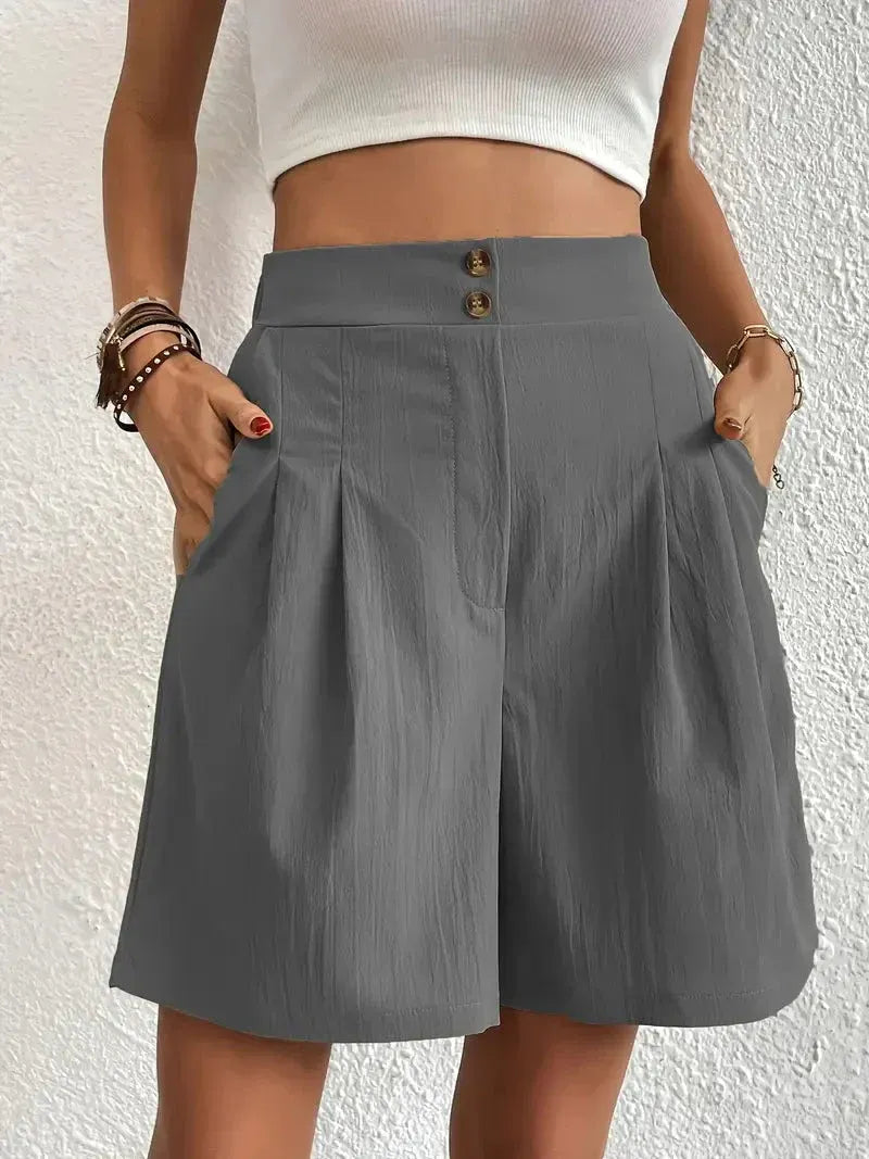PANTALON CORTO DE CINTURA ALTA