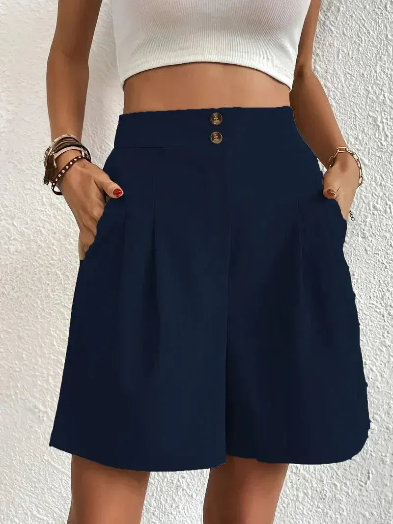PANTALON CORTO DE CINTURA ALTA