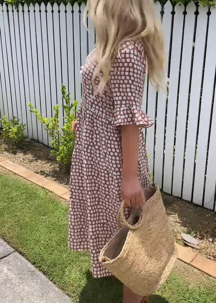 VESTIDO MIDI FRESCO LORNEA