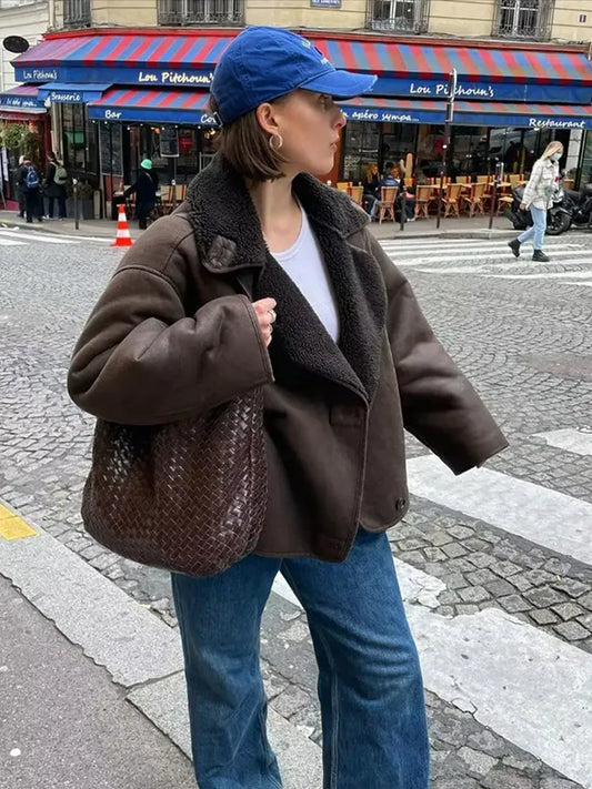 CHAQUETA OVERSIZE ESTILO FROST CLAUDIA