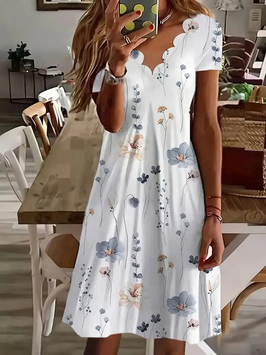 VESTIDO CASUAL DISEÑO FLORAL LIGERO IRENE