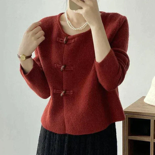 CARDIGAN FEMENINO DISEÑO CLASICO