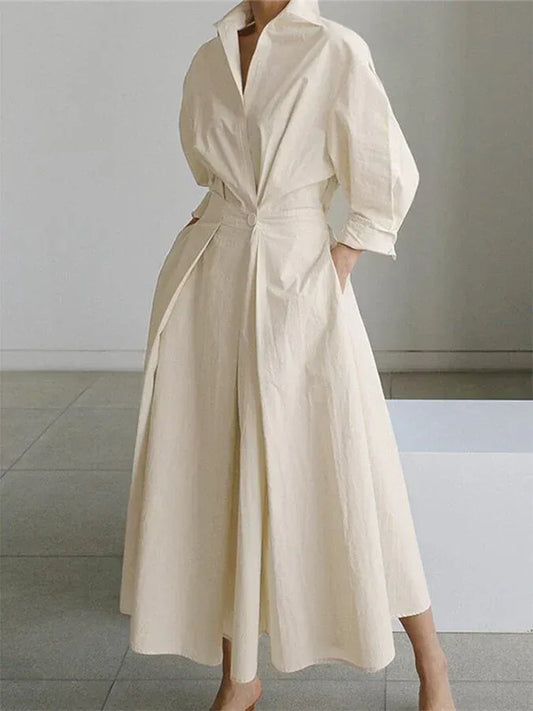 VESTIDO LARGO CONTEMPORANEO LIGERO