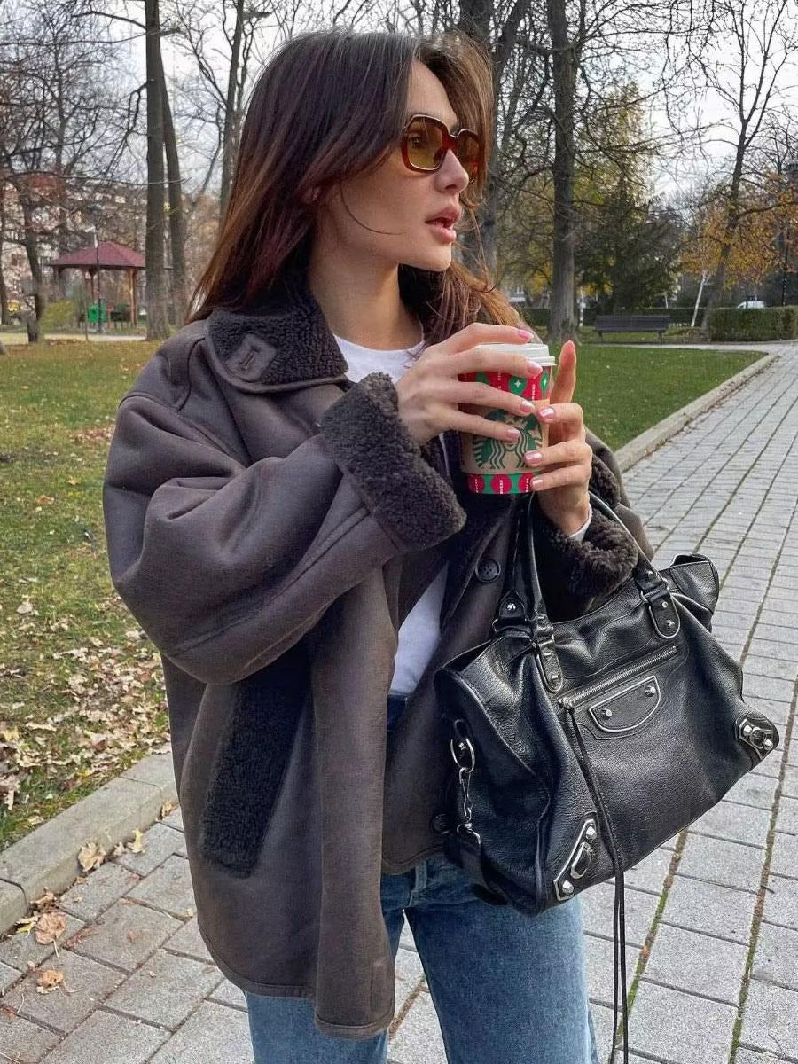 CHAQUETA DE CUERO GINA