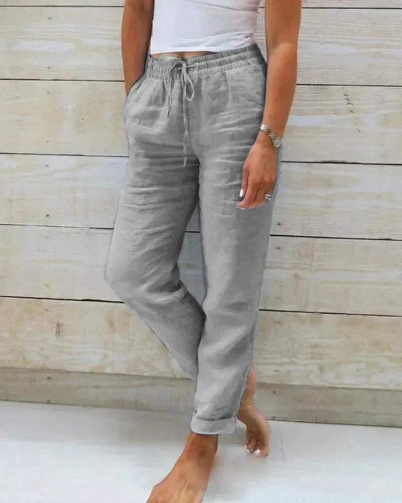 PANTALON CASUAL DE LINO FRESH