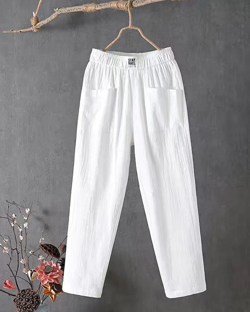 PANTALON LARGO CASUAL