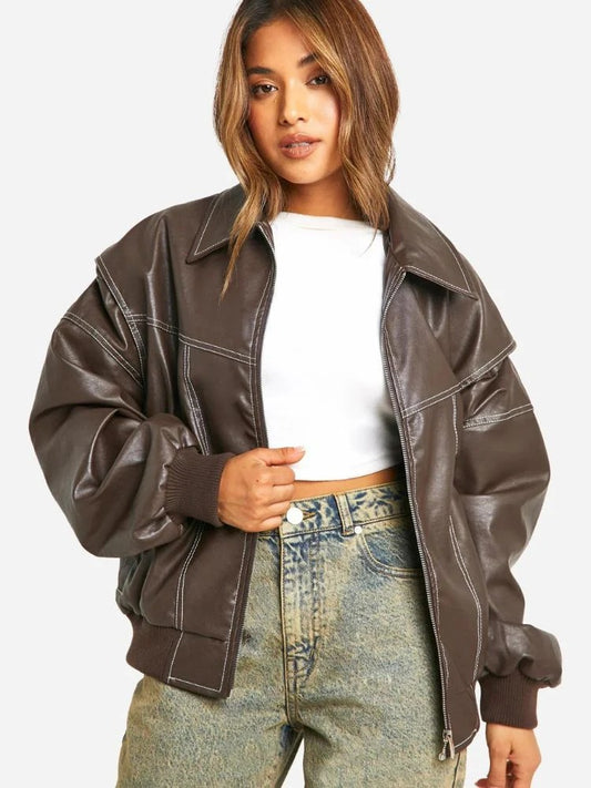 CHAQUETA AUDAZ CORTE OVERSIZE