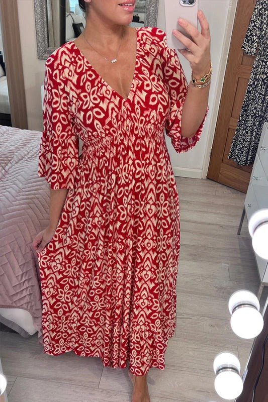 VESTIDO MIDI FLUIDO RANIA