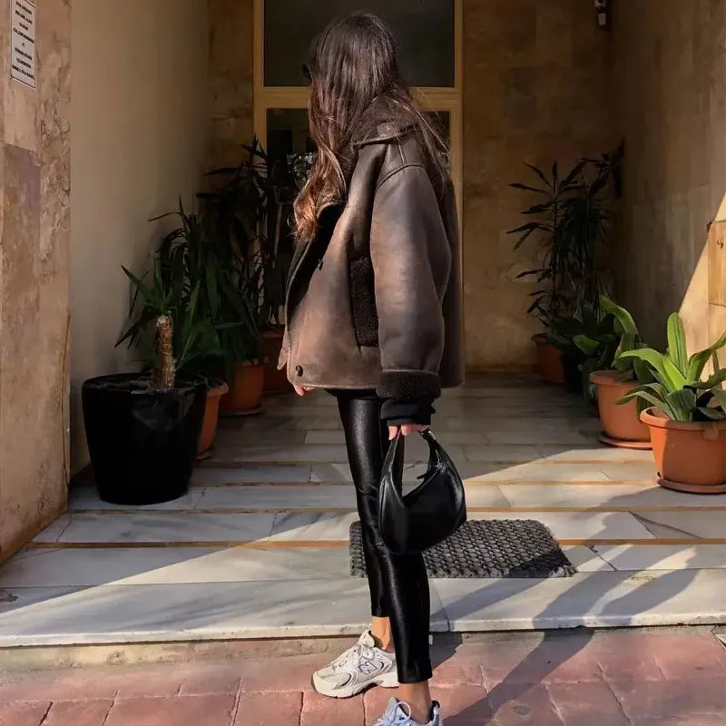 CHAQUETA DE CUERO GINA