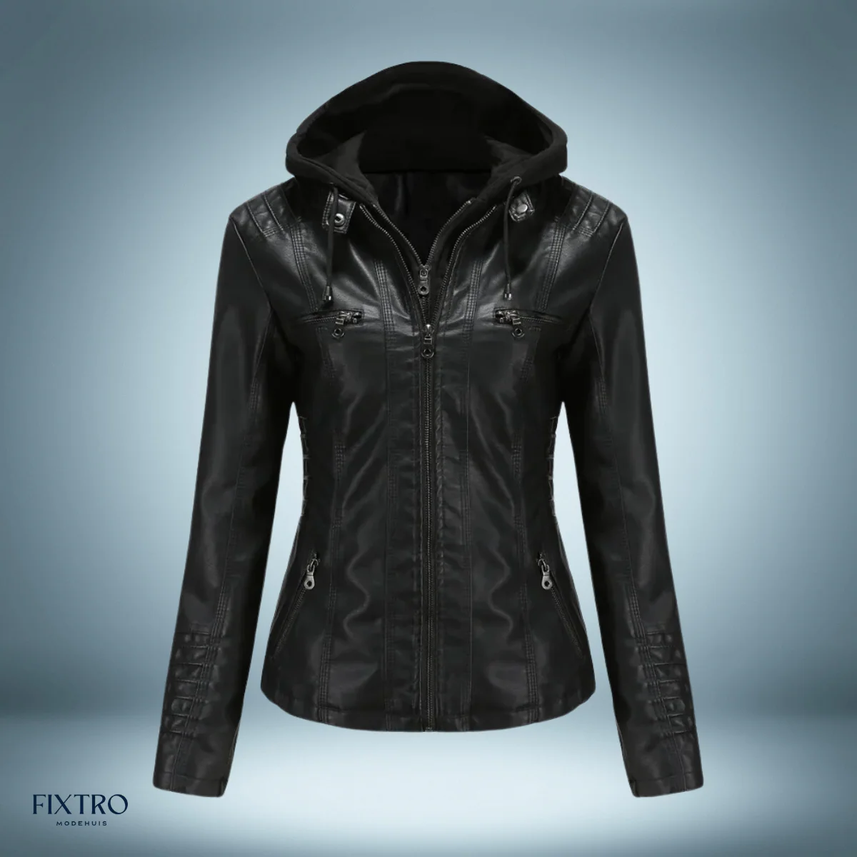 CHAQUETA CUERO SUAVE CASUAL