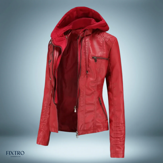 CHAQUETA CUERO SUAVE CASUAL