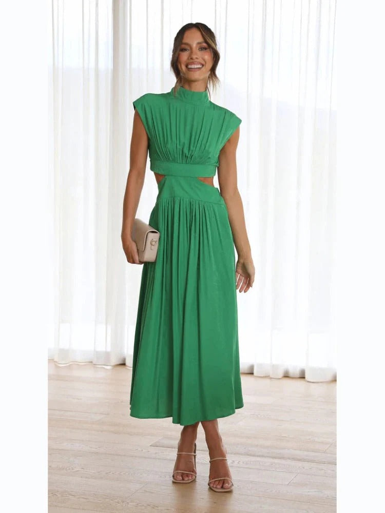 VESTIDO MIDI SUTIL ATEMPORAL SELENA