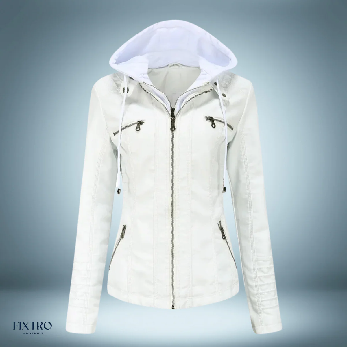 CHAQUETA CUERO SUAVE CASUAL