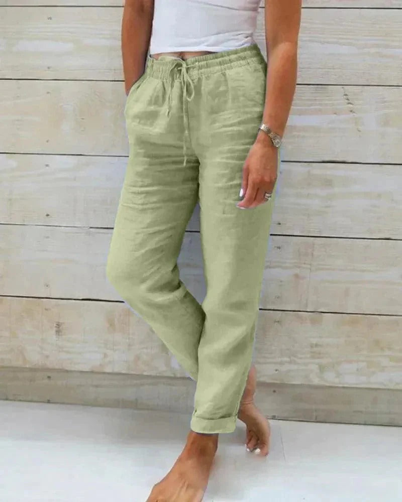 PANTALON CASUAL DE LINO FRESH