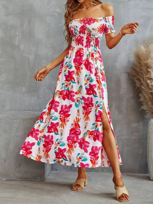 VESTIDO VERANIEGO ROMANTICO FLORAL EOLKA