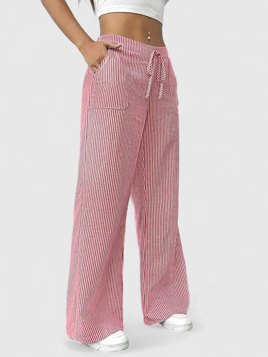 PANTALONES CORTE ANCHO DISEÑO MODERNO