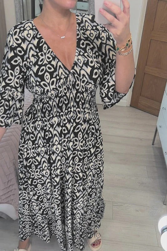 VESTIDO MIDI FLUIDO RANIA