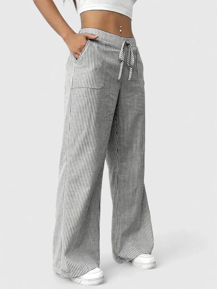 PANTALONES CORTE ANCHO DISEÑO MODERNO