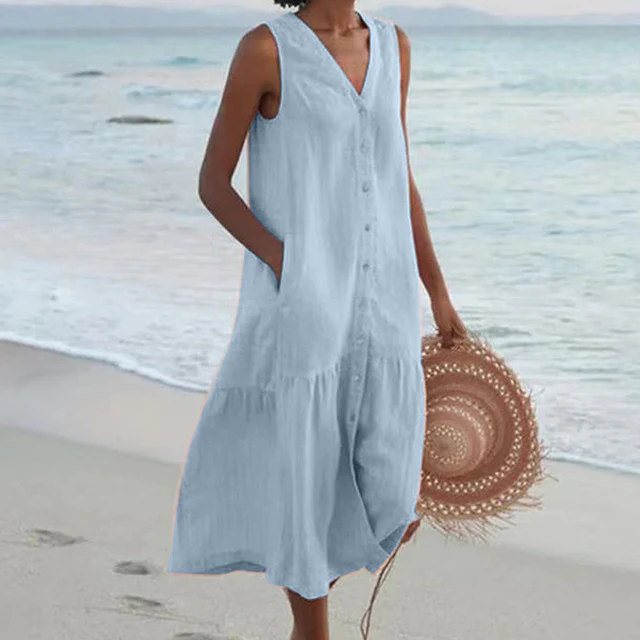 VESTIDO CAMISERO DIAS CALIDOS