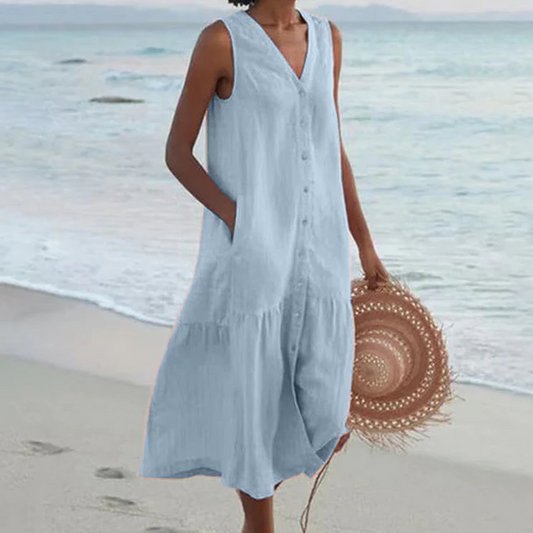 VESTIDO CAMISERO DIAS CALIDOS