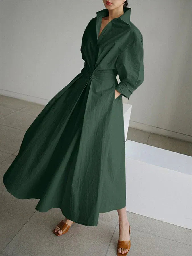 VESTIDO LARGO CONTEMPORANEO LIGERO
