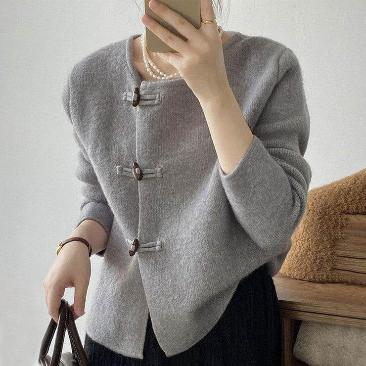 CARDIGAN FEMENINO DISEÑO CLASICO