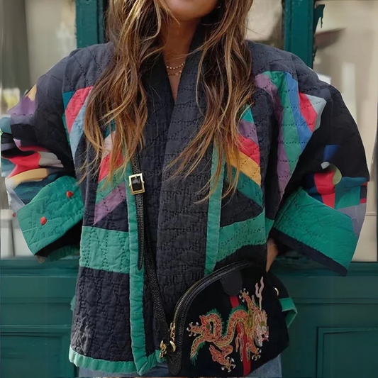 KIMONO ACOLCHADO LOOK ARTISTICO CALIDO