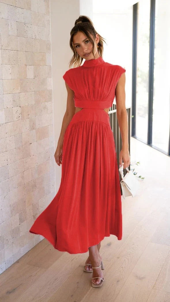 VESTIDO MIDI SUTIL ATEMPORAL SELENA
