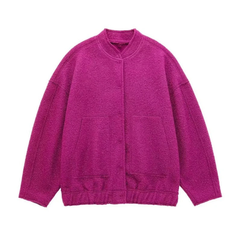 CHAQUETA OVERSIZE SUAVE Y CALIDA ERIKA
