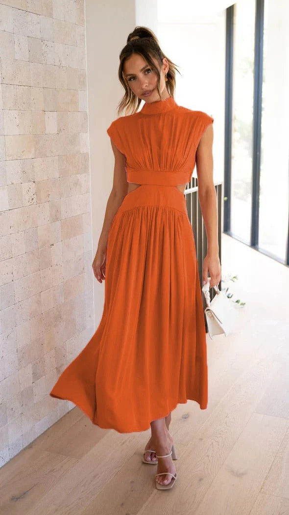VESTIDO MIDI SUTIL ATEMPORAL SELENA