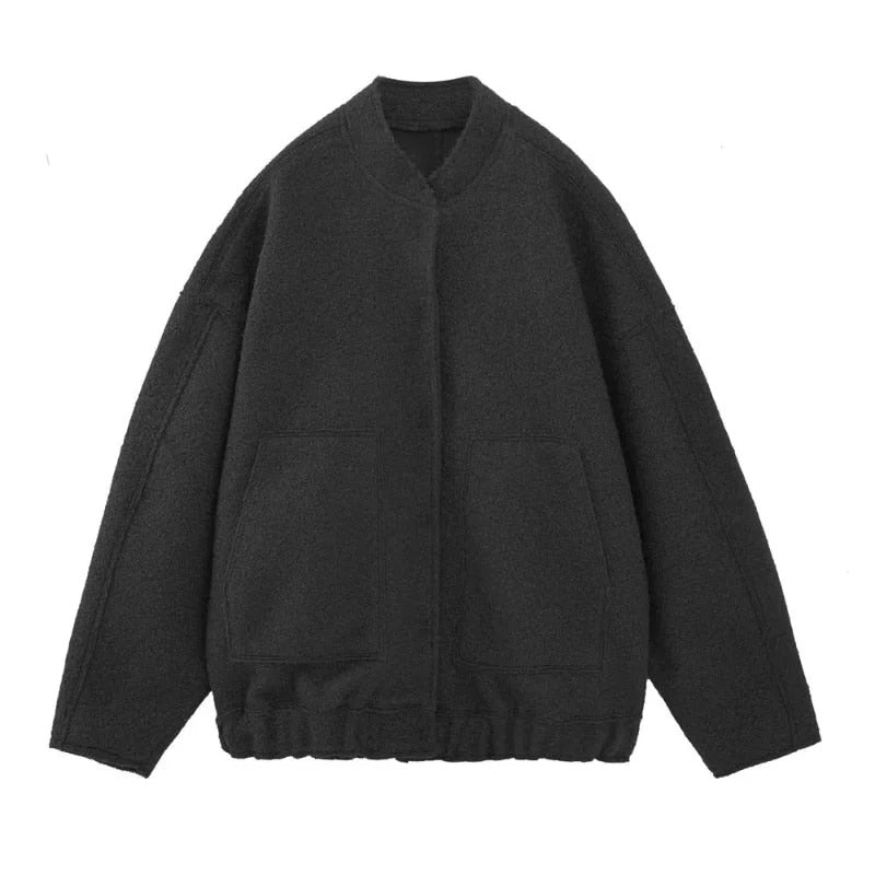 CHAQUETA OVERSIZE SUAVE Y CALIDA ERIKA