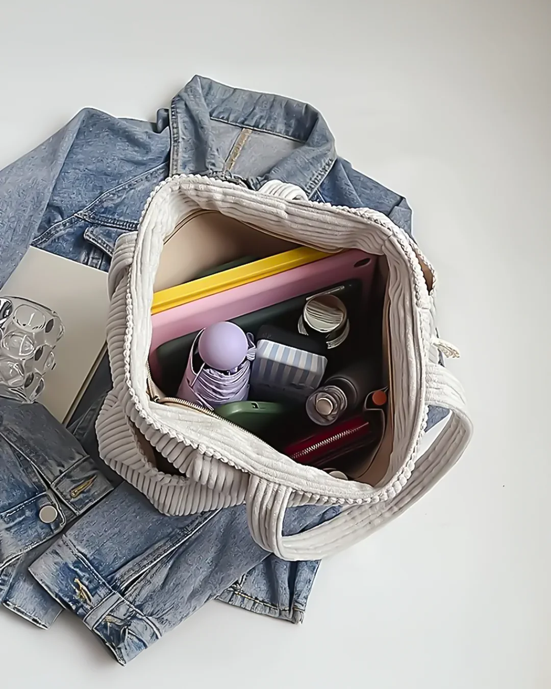 LUNA | BOLSO ANCLADO CON DOS BOLSILLOS LATERALES