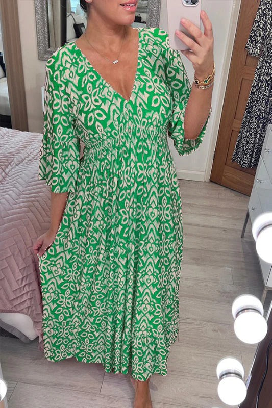 VESTIDO MIDI FLUIDO RANIA