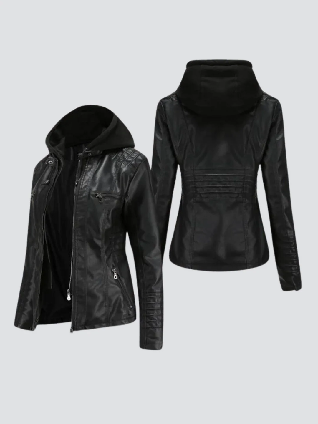 CHAQUETA TIPO BIKER MODERNA